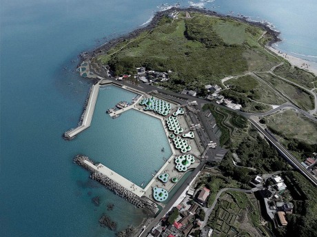 El proyecto del puerto turistico Fugee incluye la reurbanización del puerto y la construcción de un mercado del pescado y una zona de restaurante